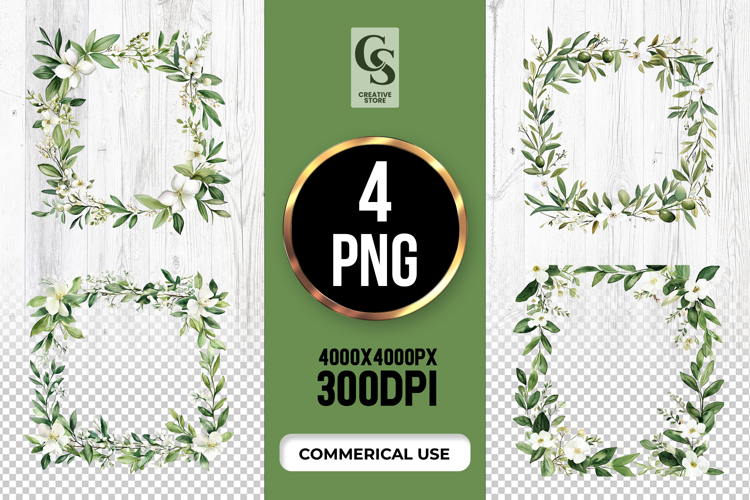 Floral Border Png Image 17