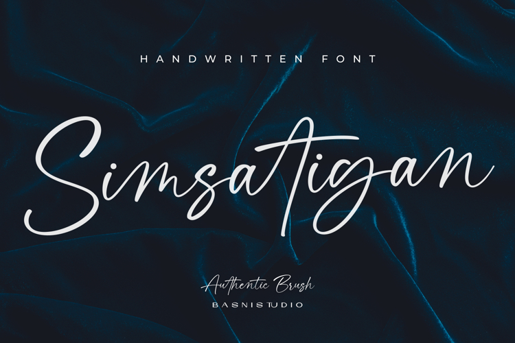 Simsatigan Casual Handwritten Font