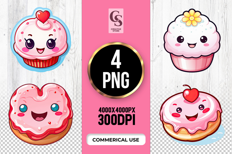 Cute Donut Clipart Image 22
