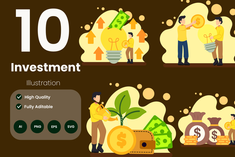 Investment Illustration Pack