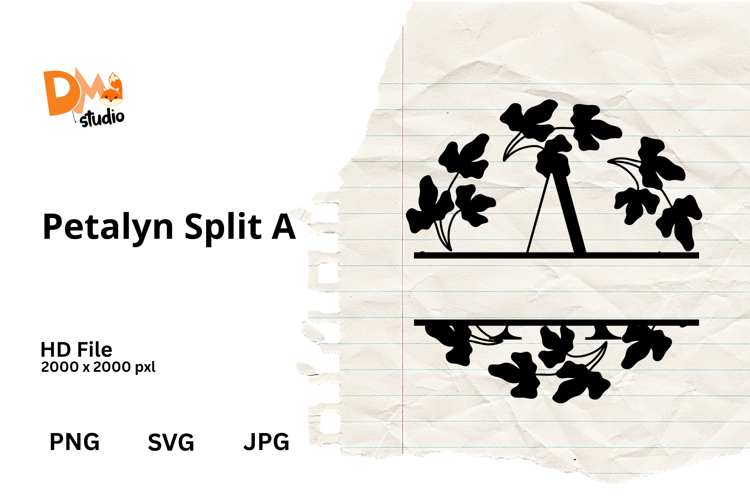 Floral Monogram Letter Svg Image 4