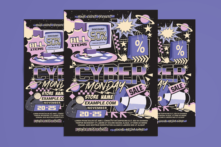 Cyber Monday Sale Flyer