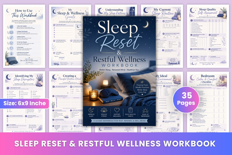Sleep Reset & Restful Wellness Workbook