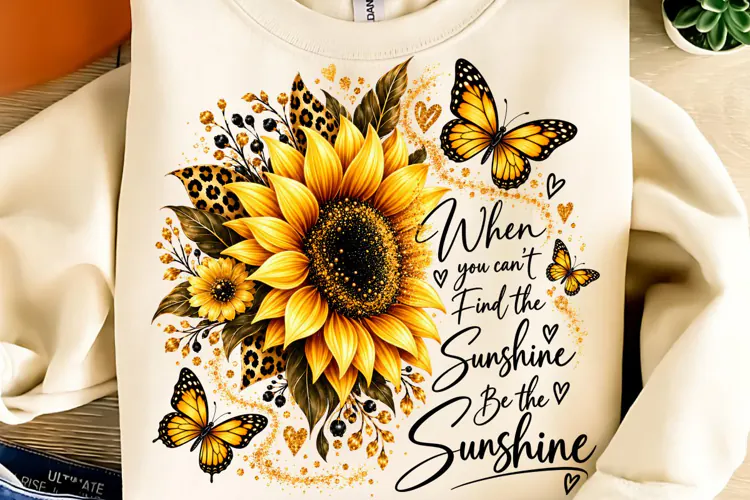 Sunshine PNG, Motivation Sublimation, Inspirational PNG