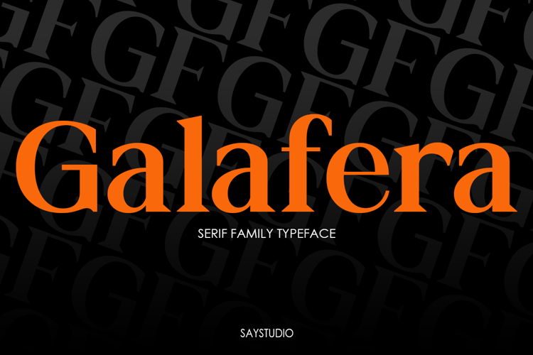 Galafera - Refined Serif Typeface