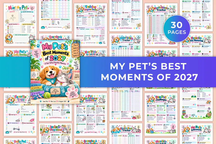 My Pet’s Best Moments of 2027 Kdp interiors