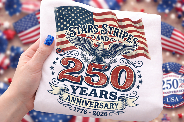 USA 250th anniversary PNG, USA 250 years 1776-2026 T-Shirt
