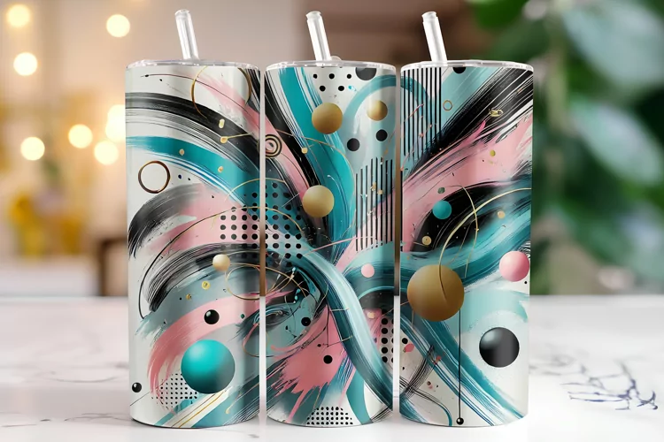 Abstract Tumbler Wrap | Sublimation | Tumblers
