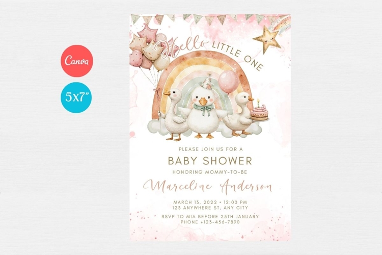 Baby Shower Invitation Template 197