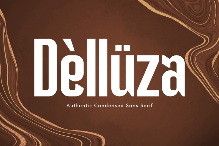 Delluza - Authentic Condensed Sans
