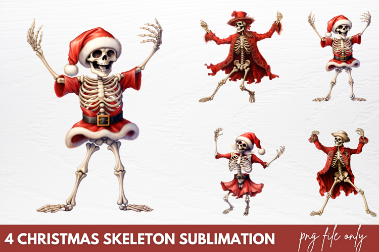 Dancing Skeleton Clipart Image 14