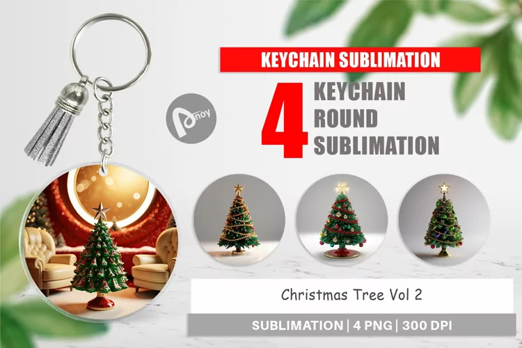Keychain Christmas Tree