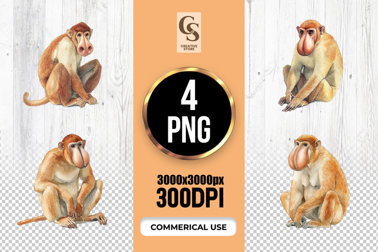 Monkey Illustration Image 17