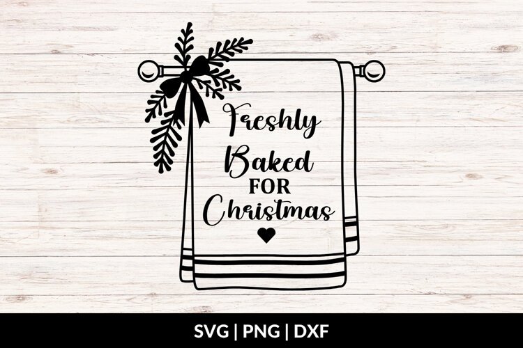 Christmas Baking SVG, Christmas Kitchen Cut File example image 1