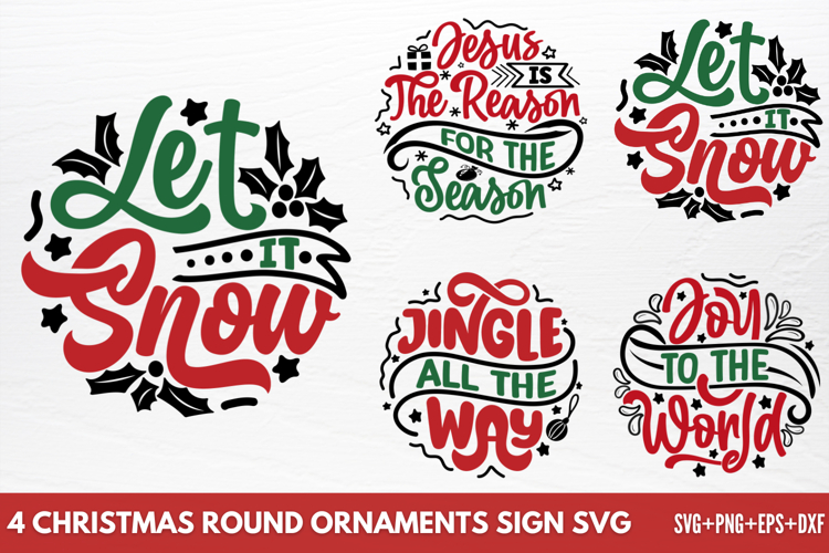 Christmas Ornaments Svg
