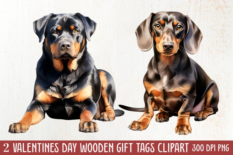 Valentine Pet Dogs Clipart, Valentine Pets Clipart