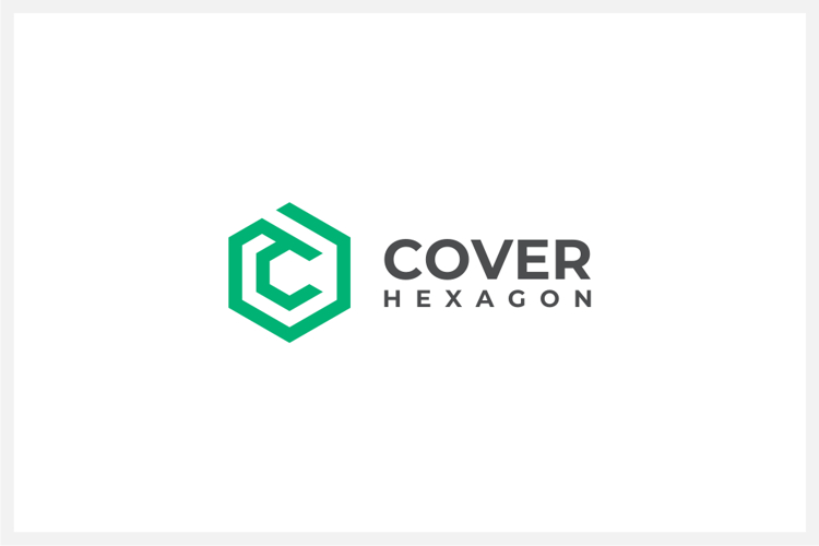 Hexagon Letter C Logo Design Vector Template
