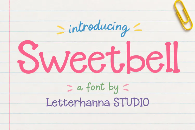 Sweetbell Kids Font - Cute Font for Playful Brands