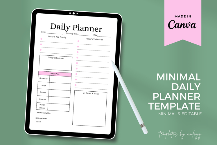 Daily Digital Planner Templates