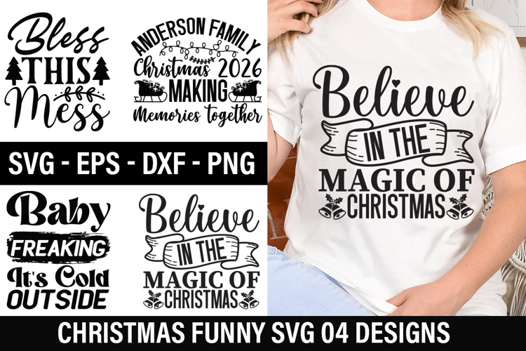 Funny Christmas SVG Design - Anderson Family Christmas 2026