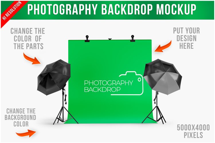 Photography Backdrop Mockup example image 1