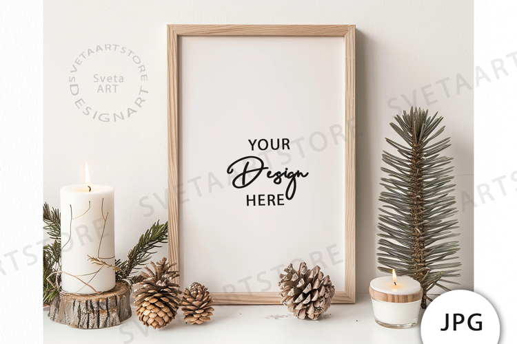 Christmas Aesthetic Mockup JPG