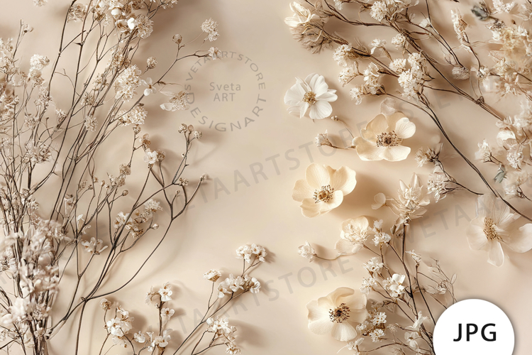 Aesthetic Neutral Background, Mockup JPG