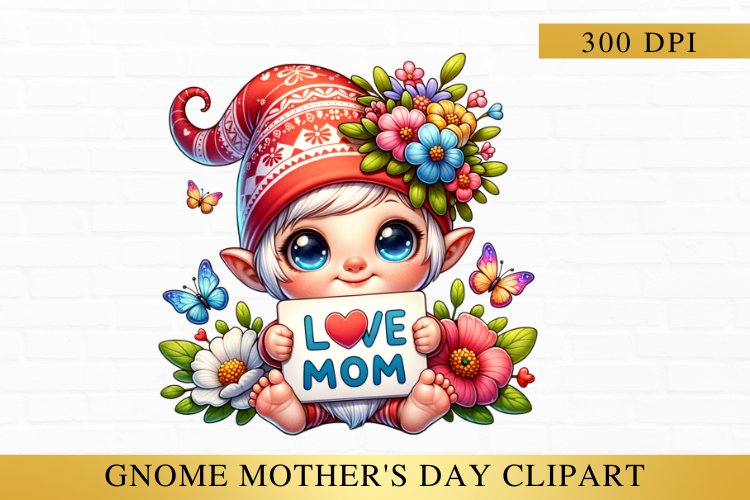 Cute Gnome Clipart Image 15