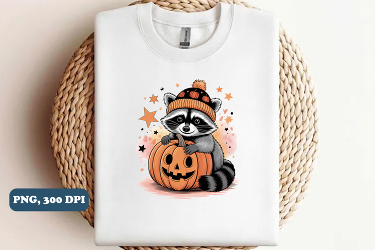 Boo Ghost Raccoon Png, Halloween png design