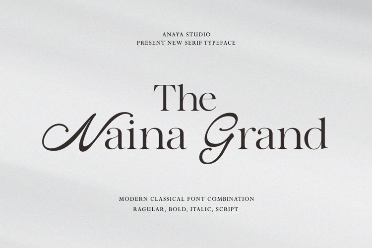 The Naina Serif style