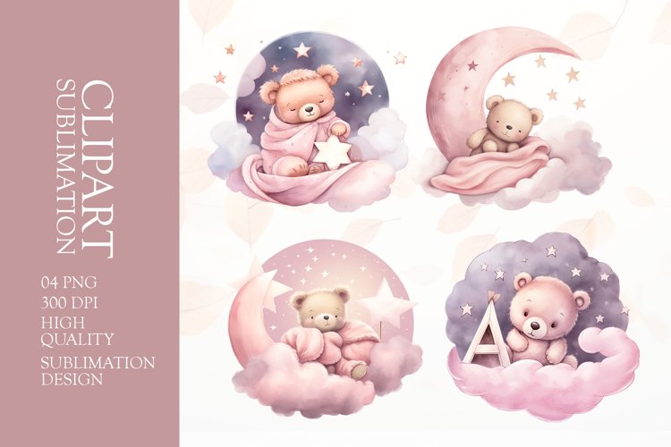 Cute Bear Clipart Image 9