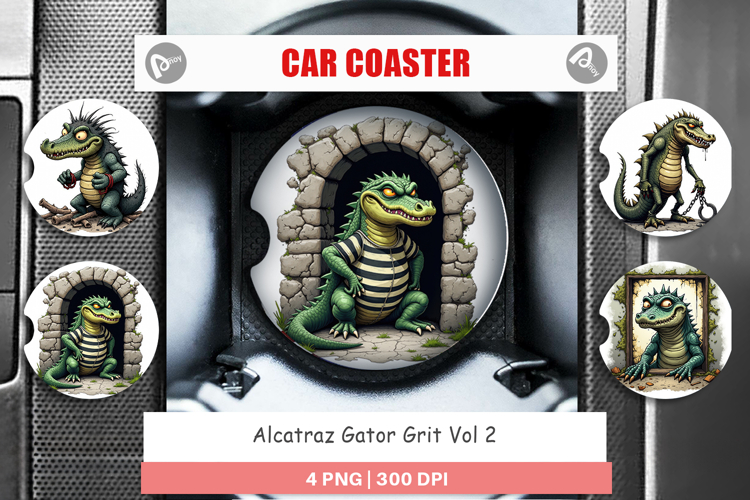 Car Coaster Alcatraz Gator