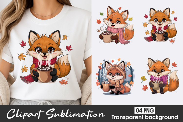 Cute Fox Clipart Image 5