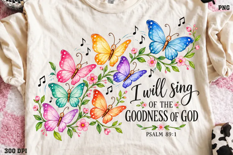 Christian Hope Shirt Design PNG, His Grace Renews My Tomorro