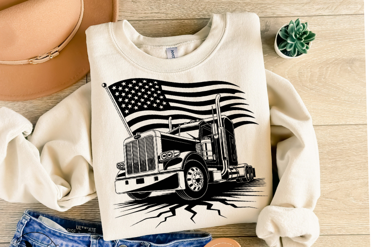 Truck Silhouette Image 16