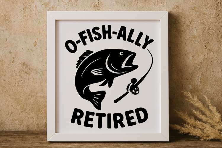 Silhouette Fishing Clipart Image 11
