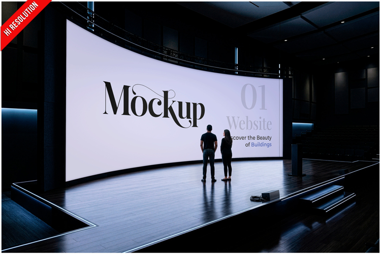 Presentation Screen Auditorium Stage