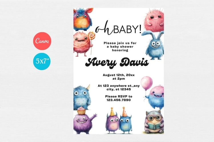 Baby Shower Invitation Template 320