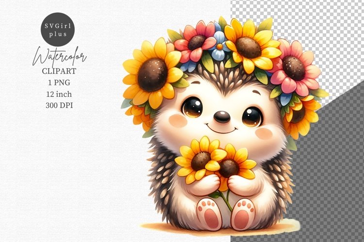 Hedgehog Clipart Image 24