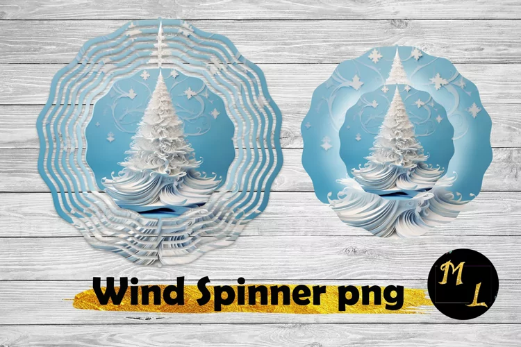 Christmas Tree Wind Spinner,3d Christmas Wind Spinner