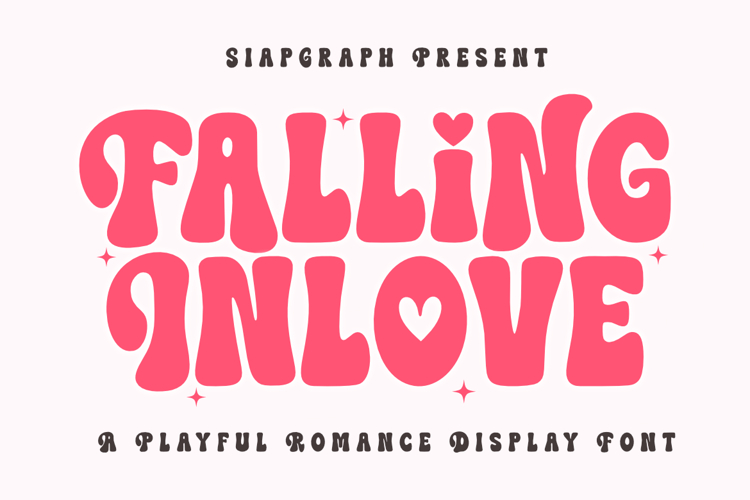 Falling Inlove - Playful Valentine Font