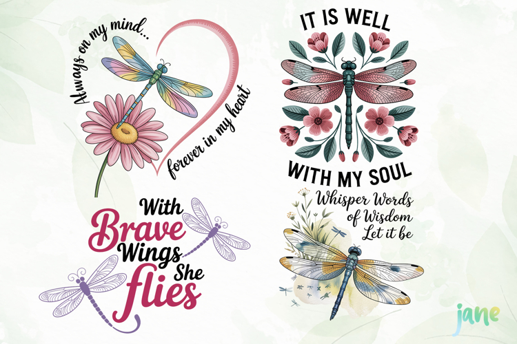Inspirational Quotes Dragonfly PNG