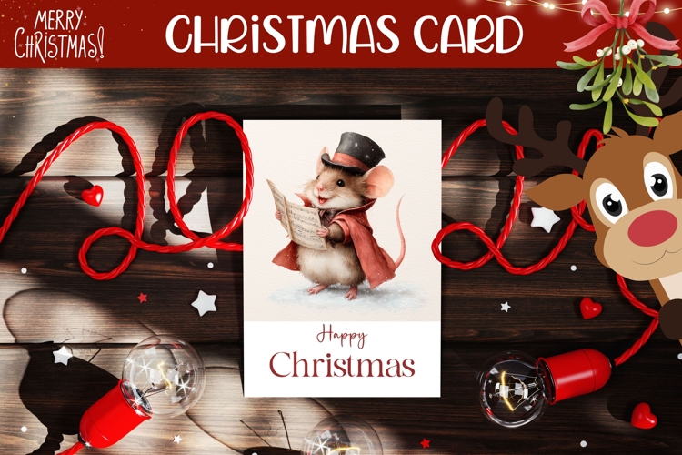Christmas Card Template Image 6