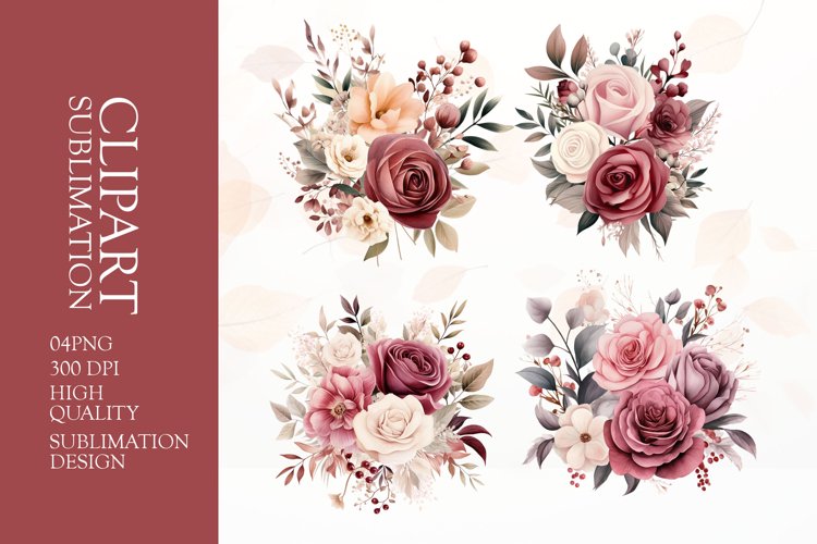 Flower Bouquet Clipart Image 24