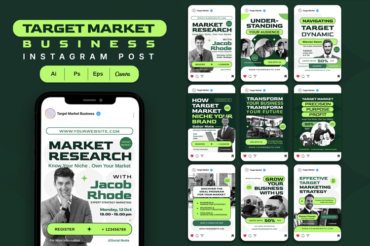 Target Market Business - Instagram Post