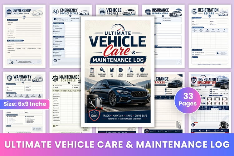 Ultimate Vehicle Care & Maintenance Log