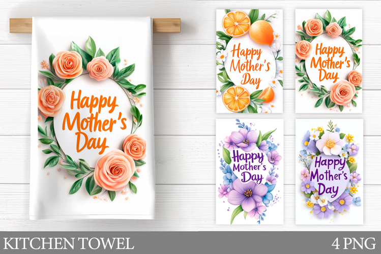 Mother's Day Kitchen Towel. Mother's Day Sublimation
