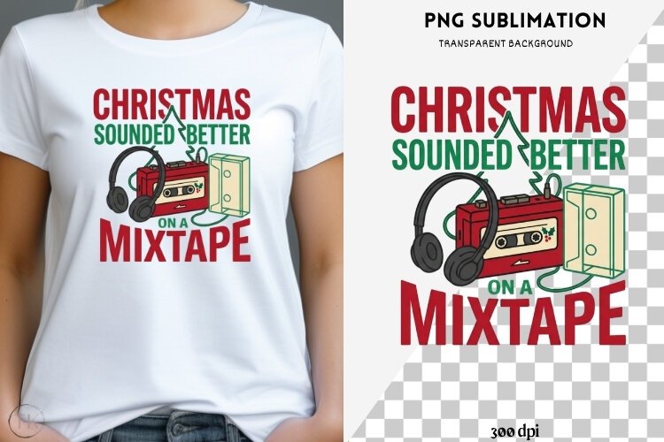 90's Christmas png design for T-shirts example image 1