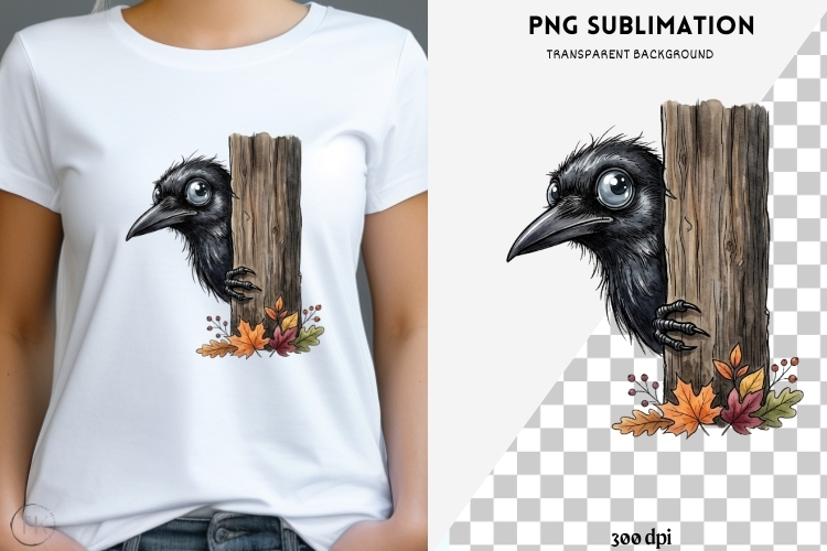 Peeking halloween png design for T-shirts