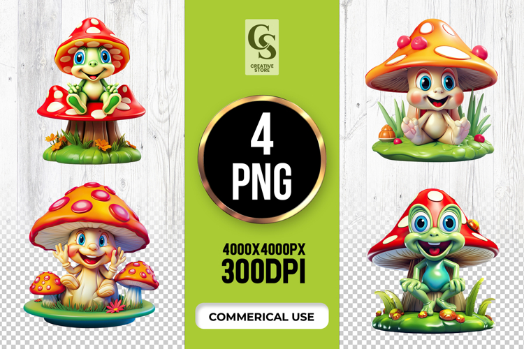 Mushroom Clipart Image 10